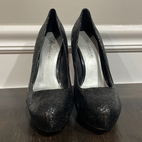 Glitter Pink Bottom HIGH Heels - Picture 3 of 5